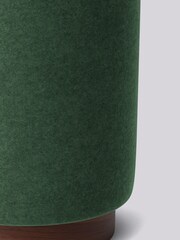 Swoon Smart Wool Hunter Green Penfold Footstool - Image 2 of 2