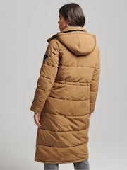 Superdry Sandstone Vintage Everest Longline Parka Coat - Image 3 of 6