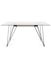 Bentley Designs Clear Tempered Glass 6 Seater - Image 2 of 4