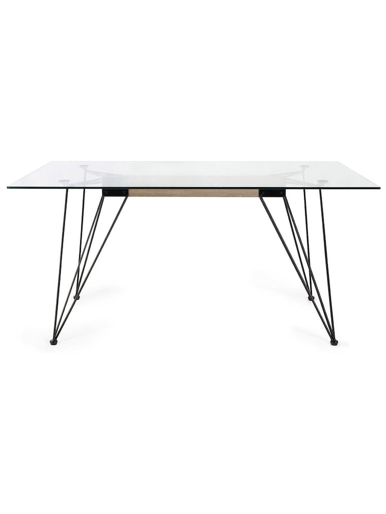 Bentley Designs Clear Tempered Glass 6 Seater - Image 2 of 4