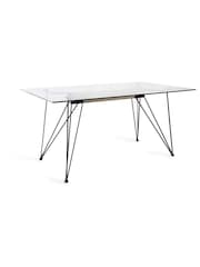 Bentley Designs Clear Tempered Glass 6 Seater - Image 3 of 4