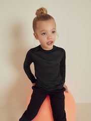 Black Long Sleeve Base Layer (3-16yrs) - Image 2 of 5