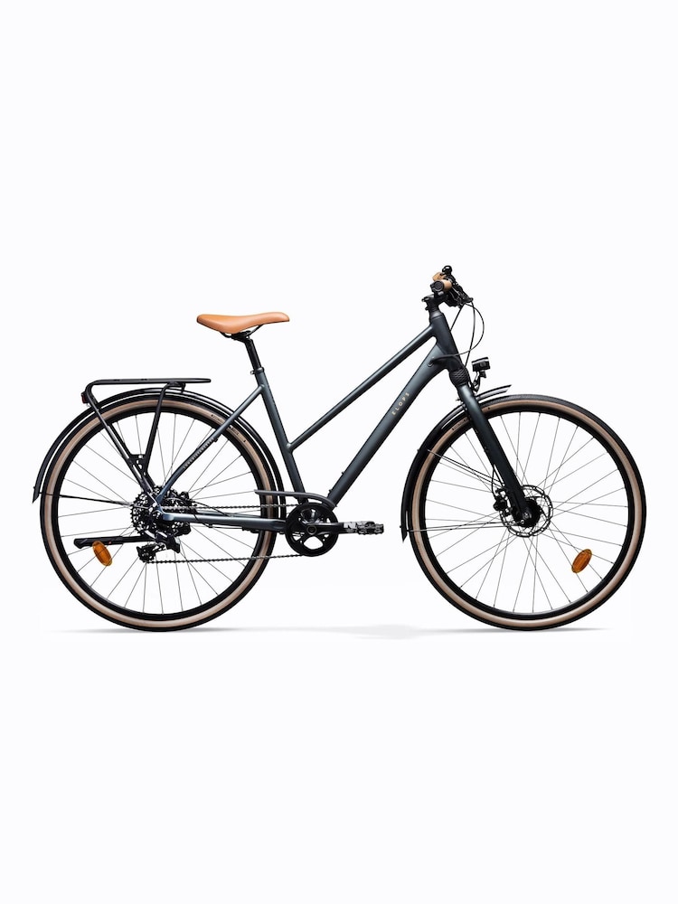 Decathlon Green Elops 900 Step Through 165-174 Cm City Bike - Image 1 of 8