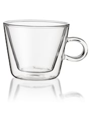 Judge Clear Duo Flare Double Walled Cappuccino Glass Set - Image 3 of 3