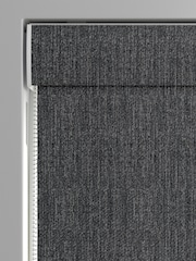 Black Glittery Made To Measure Roman Blind - Image 3 of 6