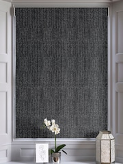Black Glittery Made To Measure Roman Blind - Image 5 of 6
