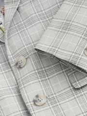 Grey Check Jacket Skinny Fit Suit (12mths-16yrs) - Image 8 of 9