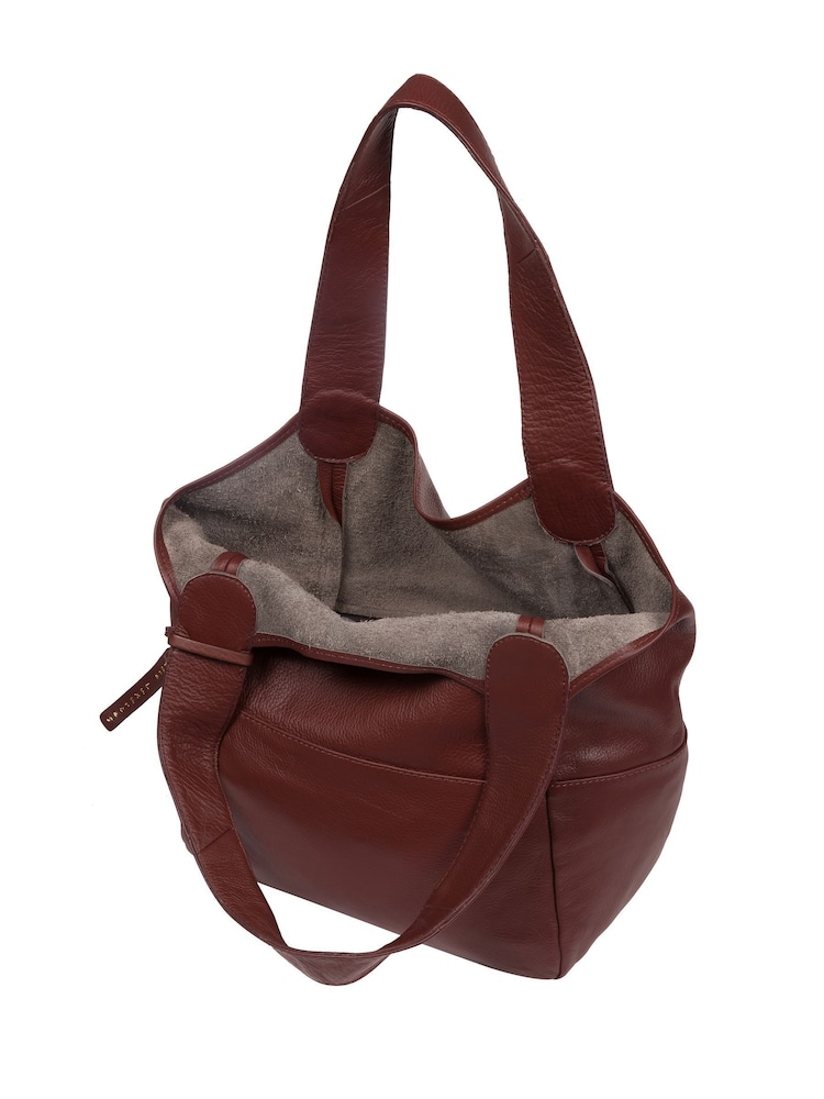 Pure Luxuries London Freer Leather Tote Bag - Image 6 of 6