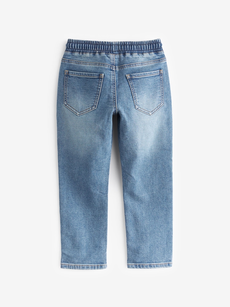 Light Blue Regular Fit Stretch Elasticated Waist Jeans (3-16yrs) - Image 2 of 4