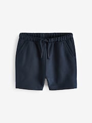 Navy Blue Jersey Shorts (3mths-7yrs) - Image 1 of 3