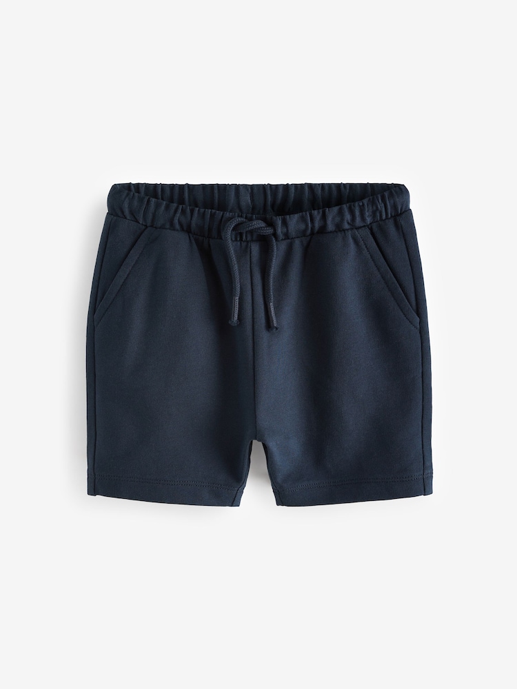 Navy Blue Jersey Shorts (3mths-7yrs) - Image 1 of 3