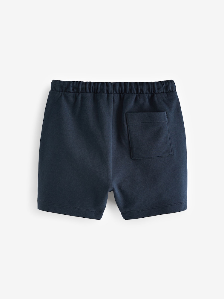 Navy Blue Jersey Shorts (3mths-7yrs) - Image 2 of 3