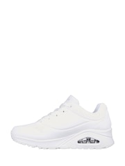 Skechers White light Womens Standard Fit Uno Trainers - Image 2 of 5