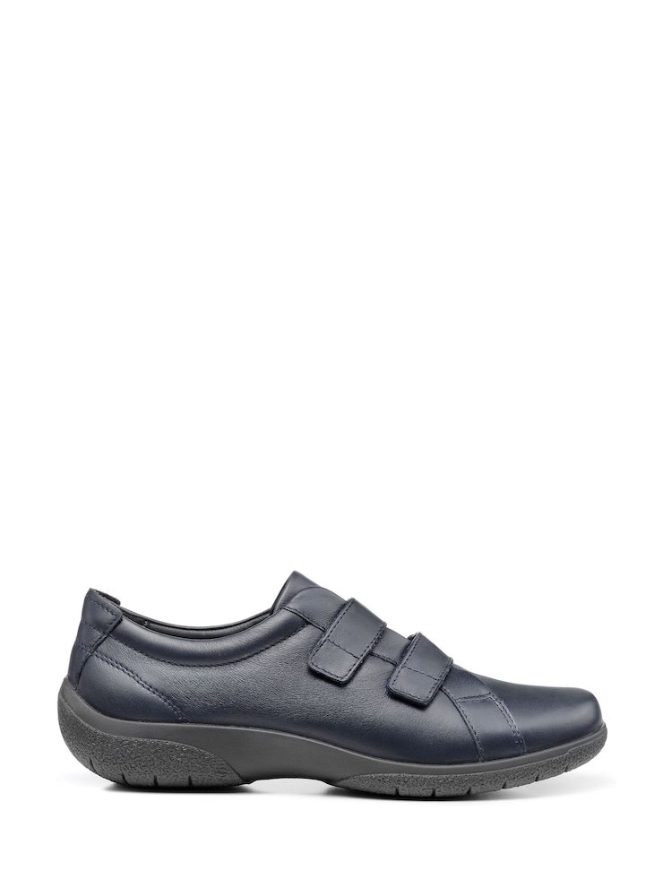 Hotter Blue Wide Fit Leap II Touch-Fastening Shoes - Image 1 of 4 Hotter Blue Wide Fit Leap II Touch-Fastening Shoes - Image 1 of 4