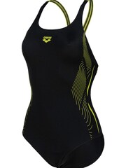 Arena Womens Swim Pro Back Graphic Black Swimsuit - Image 7 of 8