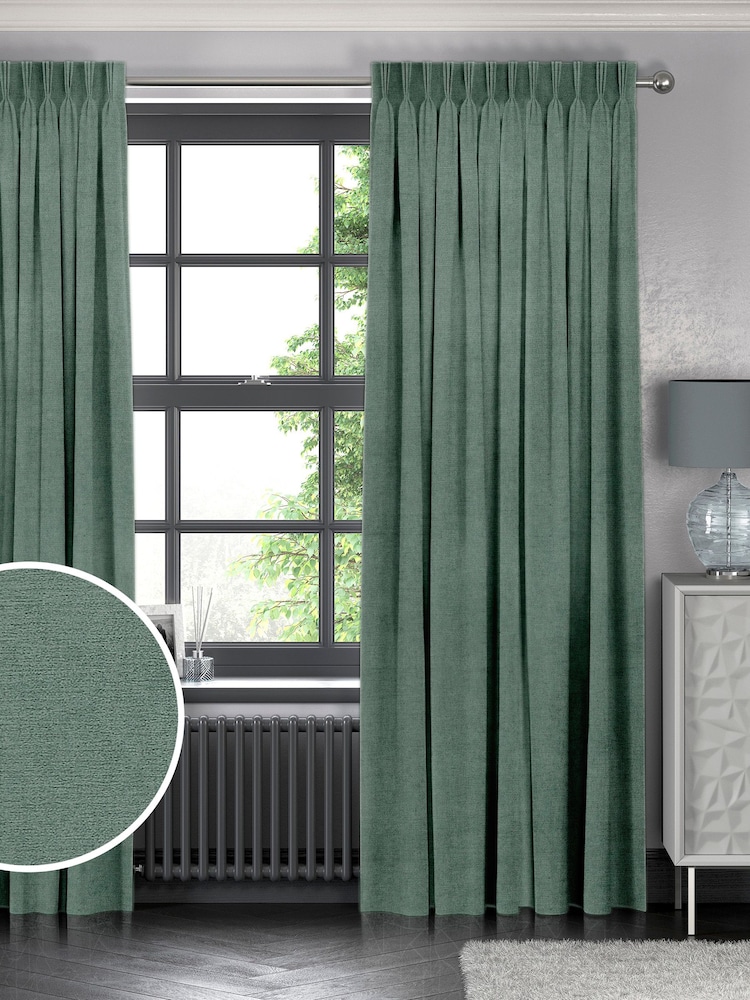 Ocean Green Abbott Made To Measure Curtains - Image 1 of 9