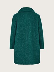 Monsoon Teal  Borg Teddy Swing Coat - Image 2 of 3