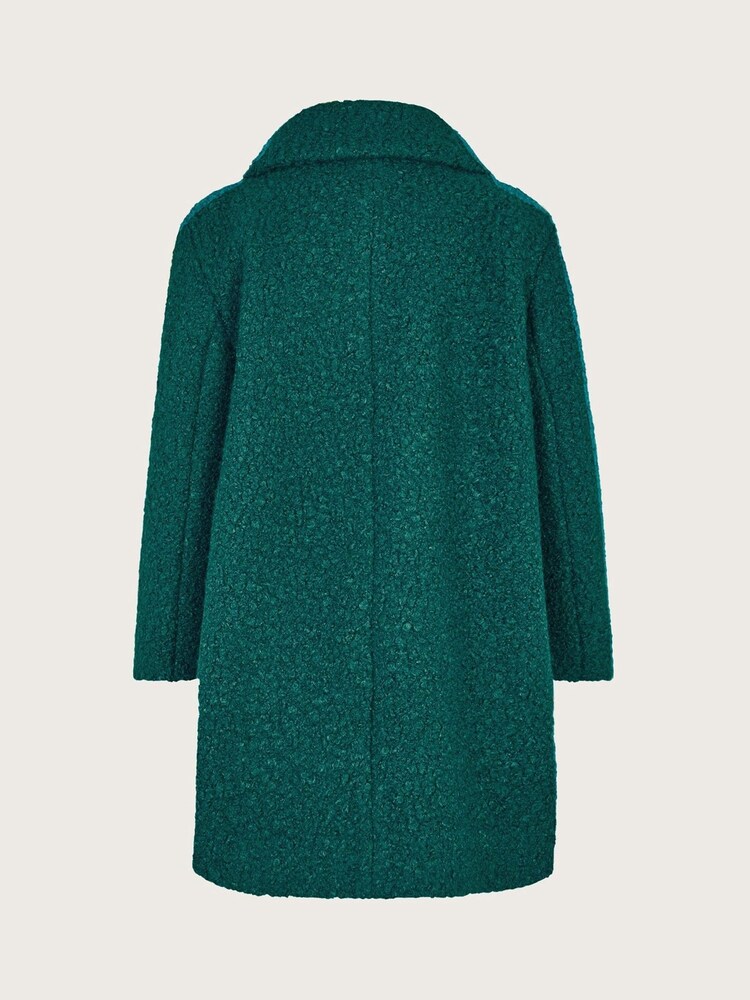 Monsoon Teal  Borg Teddy Swing Coat - Image 2 of 3