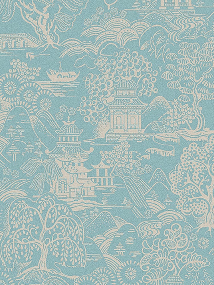 Graham & Brown Green Basuto Duck Egg 10M Wallpaper - Image 2 of 3 Graham & Brown Green Basuto Duck Egg 10M Wallpaper - Image 2 of 3