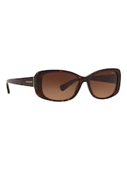 Coach Brown L156 Oval Sunglasses - Image 1 of 13