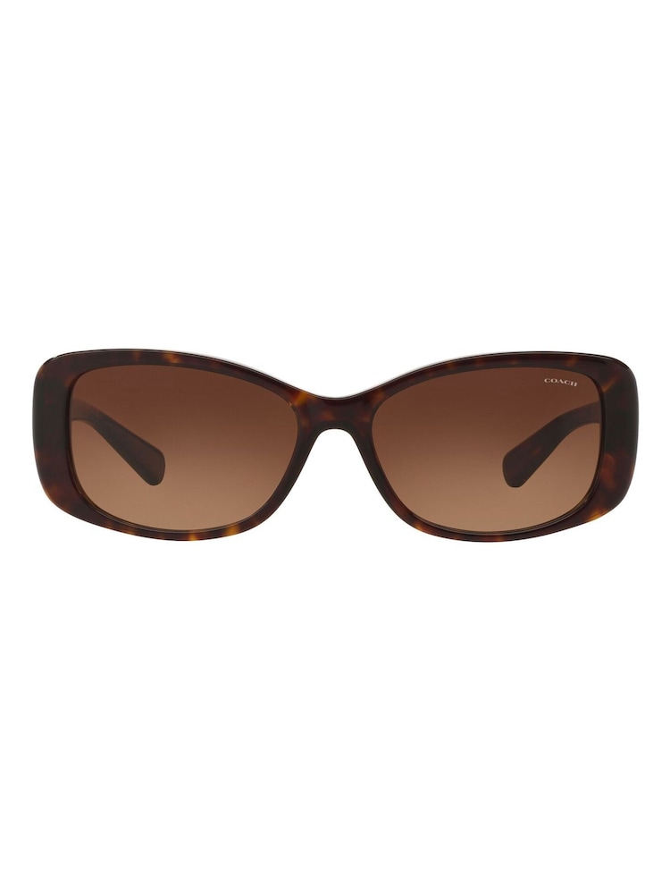 Coach Brown L156 Oval Sunglasses - Image 2 of 13