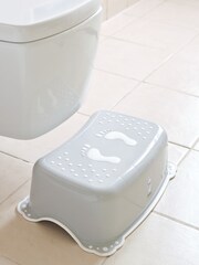 JoJo Maman Bébé Grey Deluxe Step Stool - Image 1 of 2