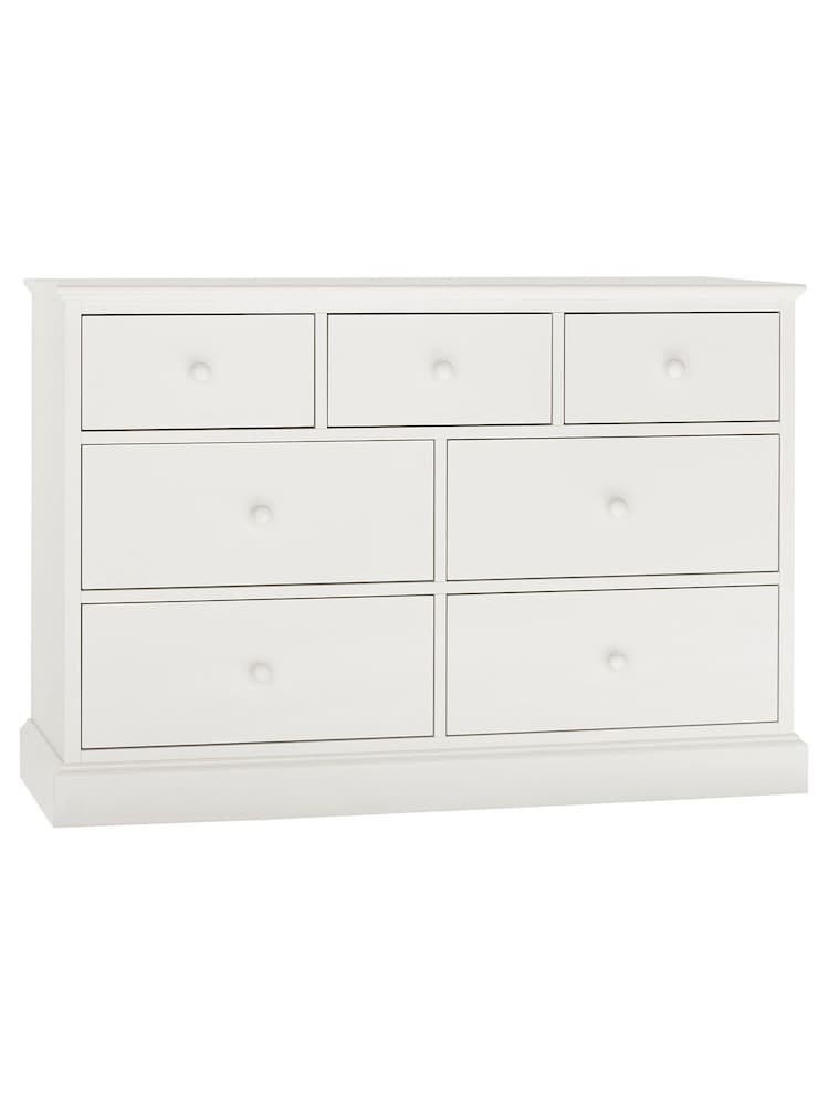 Bentley Designs White Ashby 3-4 Drawer Chest - Image 2 of 3