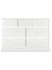 Bentley Designs White Ashby 3-4 Drawer Chest - Image 3 of 3