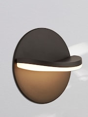 Searchlight Grey Micro Grey And White Outdoor Wall Light - Image 1 of 3