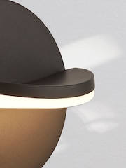 Searchlight Grey Micro Grey And White Outdoor Wall Light - Image 2 of 3