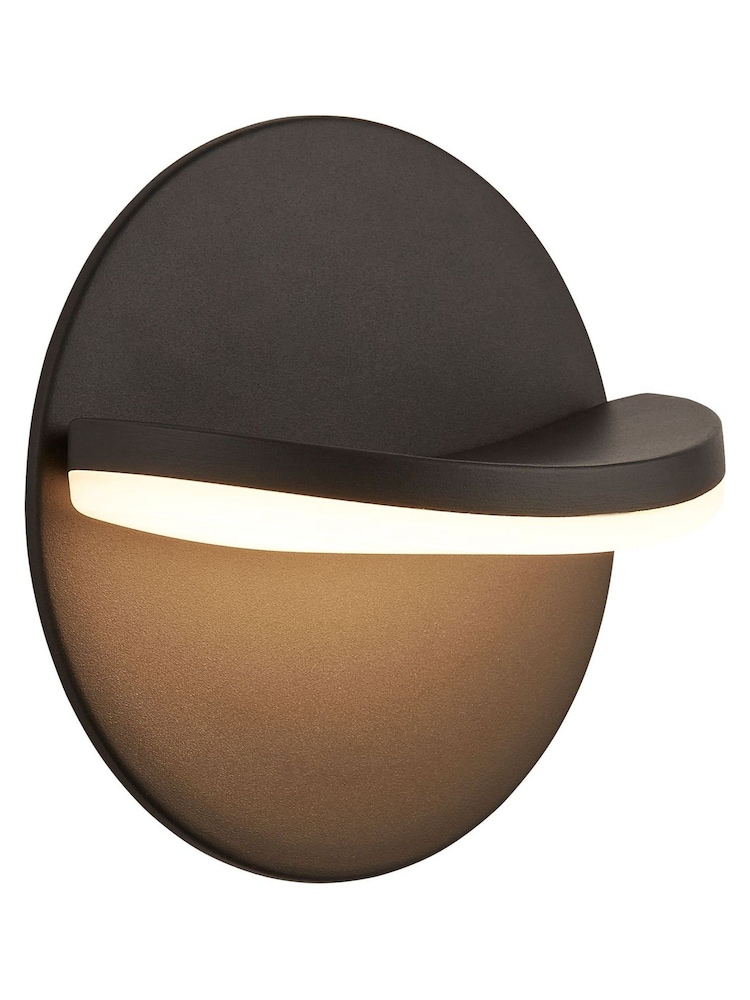 Searchlight Grey Micro Grey And White Outdoor Wall Light - Image 3 of 3