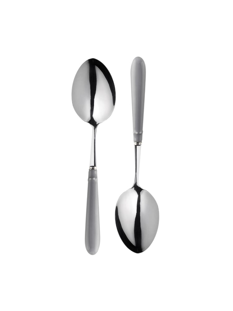 Mary Berry Set of 4 Grey Signature Serving Spoons - Image 2 of 3 Mary Berry Set of 4 Grey Signature Serving Spoons - Image 2 of 3
