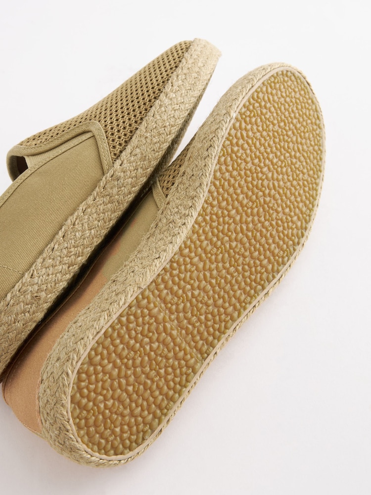 Stone Natural Mesh Espadrille Shoes - Image 5 of 6