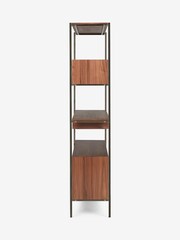 Jasper Conran London Brown Belgrave Walnut Shelving Unit - Image 2 of 5