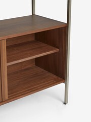 Jasper Conran London Brown Belgrave Walnut Shelving Unit - Image 4 of 5