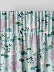 Sara Miller Pale Blue Riverbank Tales Made To Measure 100% Cotton Curtains - Image 6 of 9