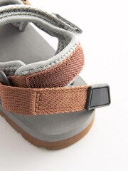 Minerals Colourblock Touch Fastening Adjustable Strap Tape Trekker Sandals - Image 4 of 5