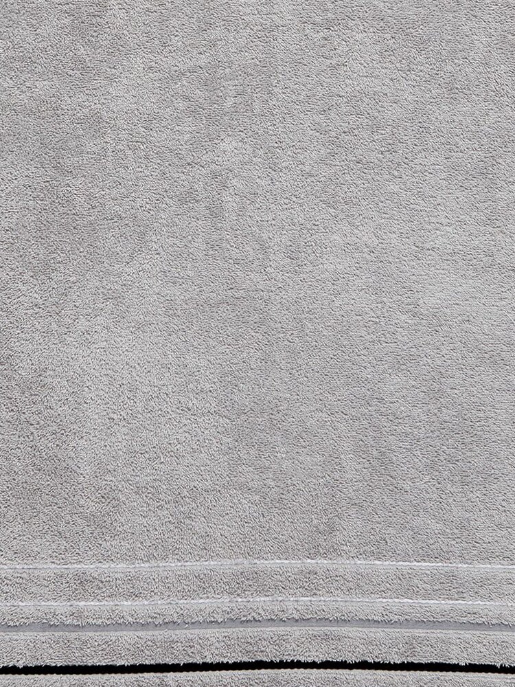 Catherine Lansfield Set of 2 Grey 100% Cotton Towels - Image 2 of 4 Catherine Lansfield Set of 2 Grey 100% Cotton Towels - Image 2 of 4