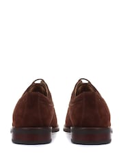 Коричневый - Jones Bootmaker Longwood Suede Derby Brogues - Image 1 of 5