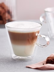Judge Clear Duo Flare Double Walled Latte Glass Set - Image 1 of 3