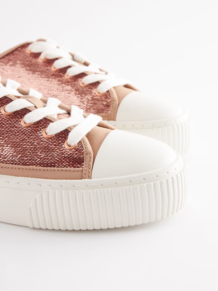 Rose Gold Chunky Trainers - Image 6 of 6 Rose Gold Chunky Trainers - Image 6 of 6