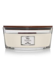 Woodwick White Ellipse Linen Candle - Image 2 of 2