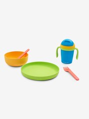 JoJo Maman Bébé Multi PLA Toddler Feeding Set - Image 1 of 3
