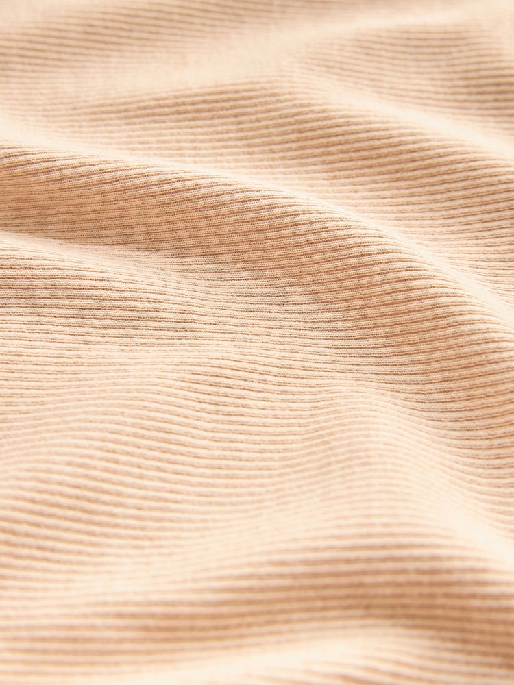 Sand Ribbed Cropped Racer Tank - Image 11 of 11