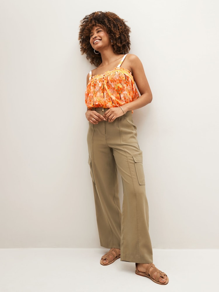 Yellow Sleeveless Cami Top - Image 2 of 5