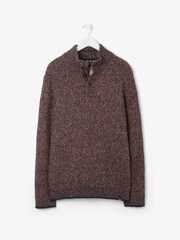 FatFace Red Hove Twist Half Neck Jumper - Image 1 of 1