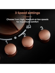 Tower Black 2 Hour Timer 3 Speeds Oscillation Fan - Image 4 of 8