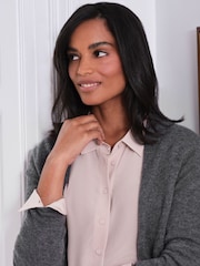 Pure Collection Gassato Swing Edge to Edge Long Sleeve Cardigan - Image 3 of 4
