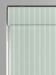 Laura Ashley Green Burnsall Stripe Made To Measure Roman Blinds - Image 3 of 6
