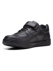 Clarks Black Multi Fit Leather Fawn Lay Shoes - Image 4 of 7